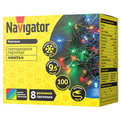 Гирлянды электрические гирлянда NAVIGATOR 9,5м 100LED мульти