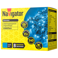 Гирлянды электрические гирлянда NAVIGATOR 15,5м 140LED синий