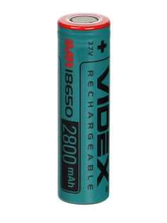 Аккумулятор IMR18650 - Videx 2800mAh VID-IMR18650-2.8-NP (1 штука)