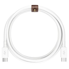 Кабель VLP Nylon Cable USB Type-C 2 м, белый