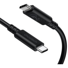 Кабель Choetech XCC-1028 USB Type-C, 0.8 м, чёрный