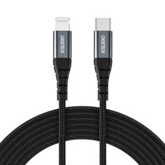 Кабель Choetech IP0041 USB Type-C-Lightning 2 м, чёрный