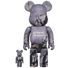 Фигура Bearbrick Medicom Toy Set Tokyo Overview Benjamin Grant 400% and 100%