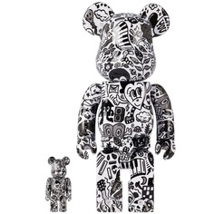 Фигура Bearbrick Medicom Toy Set Chocomoo 400% and 100%