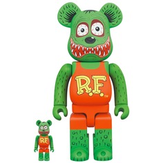 Фигура Bearbrick Medicom Toy Set Rat Fink by Ed Big Daddy Roth 400% and 100%