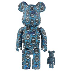 Фигура Bearbrick Medicom Toy Set Robe Japonica Mirror 400% and 100%