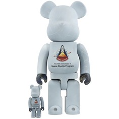 Фигура Bearbrick Medicom Toy Set Space Shuttle Program NASA 400% and 100%