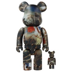 Фигура Bearbrick Medicom Toy Eugene Delacroix Liberty Leading the People 400% and 100%