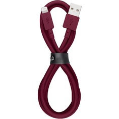 Кабель VLP Nylon Cable USB-Lightning 1.2 м, марсала