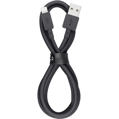 Кабель VLP Nylon Cable USB-Lightning 1.2 м, чёрный