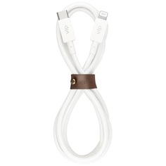 Кабель VLP Nylon Cable USB Type-C-Lightning 1.2 м, белый