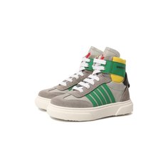 Высокие кеды из кожи Dsquared2