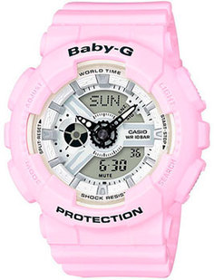 Японские наручные женские часы Casio BA-110BE-4A. Коллекция Baby-G