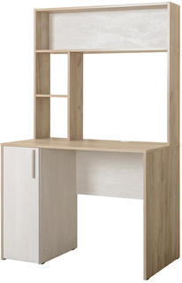 Комфорт Стол компьютерный 12.72 Дуб серый CRAFT K 002 PW,Шелковый камень К349 RT Bravo