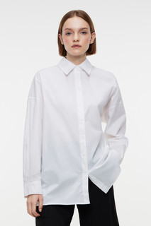Рубашка oversize хлопковая с принтом Befree