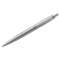 Ручка шариковая Parker Jotter XL Monochrome Grey, серебристая, синие чернила, 1,0 мм