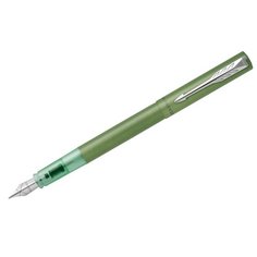 Ручка перьевая Parker Vector XL Green, зеленая, синие чернила, 0,8 мм
