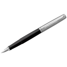Ручка перьевая Parker Jotter Originals Black Chrome CT, черная, синие чернила, 0,8 мм