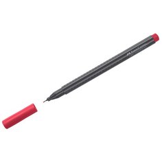 Ручка капиллярная Faber-Castell Grip Finepen карминная, 0,4 мм