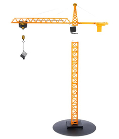 Кран башенный строительный на Р/У 1:20 в коробке высота крана 100см, вращается башня,радиус действия 20 метр. E563-003 Double Egle