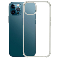 Чехол противоударный Devia Glitter Shockproof Soft Case для iPhone 13 Pro Max, серебристый