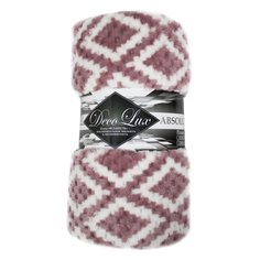 Плед 1.5-спальный, 150х200 см, фланель, жаккард, 100% полиэстер, Texrepublic, 17-1605, сиреневый, 8680