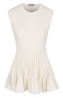 Вязаный плиссированный топ без рукавов MRZ