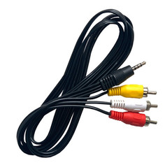 Кабели кабель TRRS-3RCA CADENA штекер 3,5мм 1,5м черный