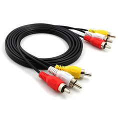 Кабели кабель 3RCA-3RCA CADENA штекер-штекер 1,2м черный