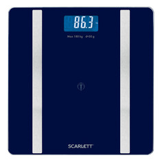 Весы напольные весы напольные SCARLETT SC-BS33ED111 диагностика с Bluetooth