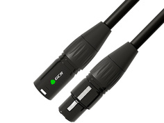 Кабель микрофонный GCR XLR/M - XLR/F 5m Black GCR-53373