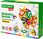 Конструктор магнитный Brauberg KIDS BIG MAGNETIC BLOCKS-64 663847