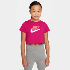 Подростковая футболка Big Kids (Girls) Cropped T-Shirt Nike