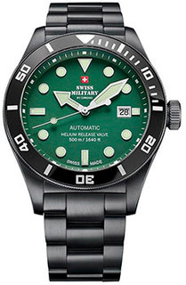 Швейцарские наручные мужские часы Swiss military SMA34075.08. Коллекция Diver