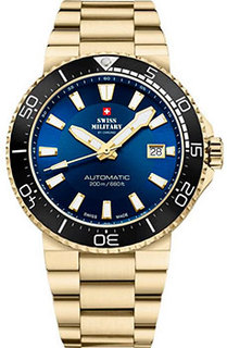 Швейцарские наручные мужские часы Swiss military SMA34086.07. Коллекция Automatic Dive