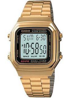 Японские наручные мужские часы Casio A-178WGA-1A. Коллекция Digital
