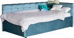 Односпальная кровать-тахта Bonna 900, БП/М, ткань, Синий Bravo
