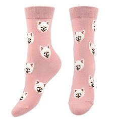 Носки SOCKS Funny dog pink р-р единый