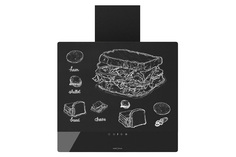 Вытяжка KRHD152 Domenika 600 Black S Kron Asteel