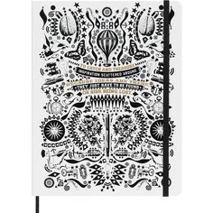 Блокнот для записей Moleskine Le Lorenzo Petrantio XLarge, 176 страниц, в линейку, черно-белый