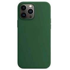 Чехол силиконовый Red Line для iPhone 14 Pro, с микрофиброй, Pine Green