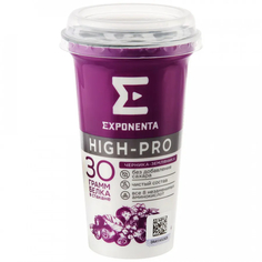 Напиток кисломолочный Exponenta High-pro со вкусом черники и земляники, 250 г