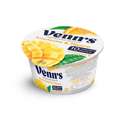 Греческий йогурт Venns со вкусом манго и апельсина, 130 г Venn`S