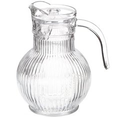 Кувшин стекло, 1.6 л, с крышкой, Y4-5539, бесцветный