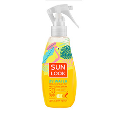 Солнцезащитный спрей для лица и тела SUN LOOK Солнечная вода прозрачный солнцезащитный спрей spf-30 200
