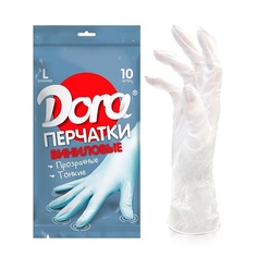 Перчатки для уборки DORA Перчатки виниловые универсальные