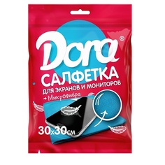 Салфетки для уборки DORA Салфетка из микрофибры Для экранов, мониторов и электротехники 1