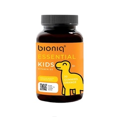 Жевательный мармелад BIONIQ ESSENTIAL Витамин Д3 для детей со вкусом апельсина KIDS