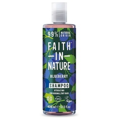 Шампуни FAITH IN NATURE Шампунь для волос увлажняющий с экстрактом черники (для нормальных и сухих волос) 400