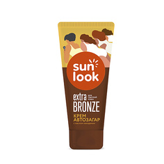 Крем-автозагар для лица и тела SUN LOOK Автозагар для лица и тела extra bronze для светлой кожи 75